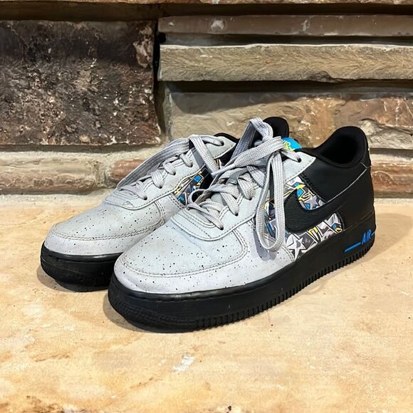 Nike Air Force 1 Low LV8 'Graffiti Graphics' Sneakers - Picture 1 of 10